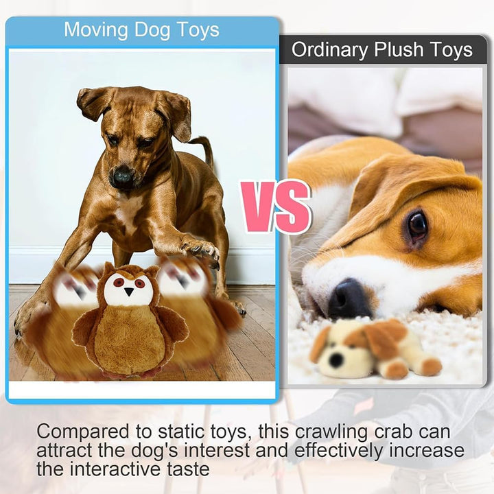 Bewegendes Hundespielzeug, Interaktives Hundespielzeug, Aktives Bewegliches Haustier Plüschspielzeug