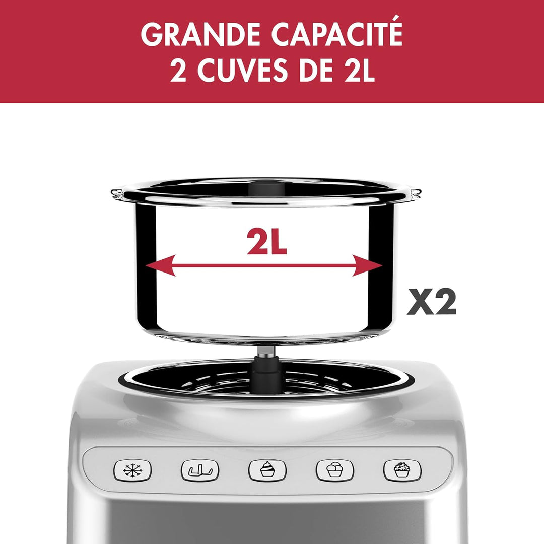 Magimix 11680 Eis Expert – Ice Cream Makers (Stainless Steel, Ice Cream, Sherbet)