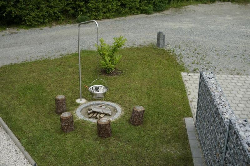 Gulaschkessel 20 Liter mit Deckel Edelstahl für Grillgalgen XXL