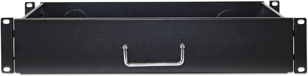 Intellinet 19" 48,3 cm Schublade 2 HE ( 350 mm Fachbodentiefe-Ausziehbar ) schwarz 714938 schwarz 2