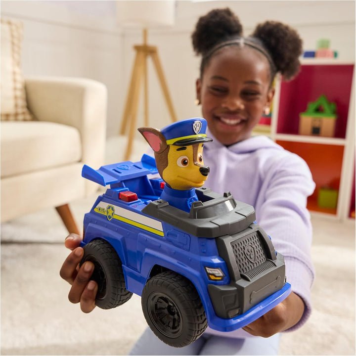 PAW PATROL – Chases ferngesteuertes Polizeiauto mit Lichteffekten, ca. 25 cm, einfache Steuerung mit