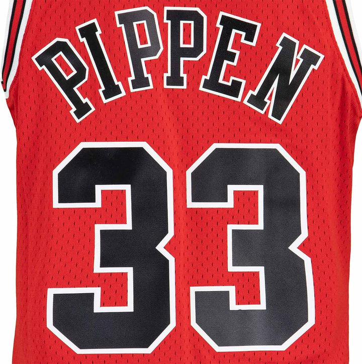 Mitchell & Ness Swingman Scottie Pippen Chicago Bulls 97/98 Trikot, XL Rot