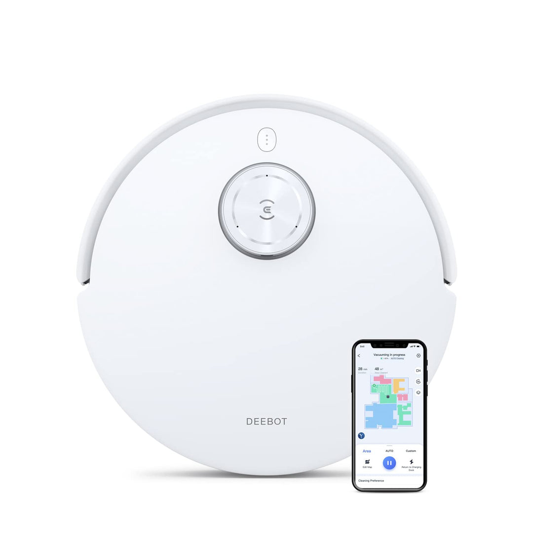 ECOVACS DEEBOT T10, Staubsaugerroboter mit vibrierenden Wischplatten (OZMO 3.0), 3000PA Saugstärke,