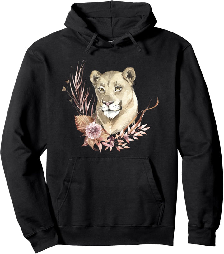 Löwin - Tiere der Savanne Pullover Hoodie