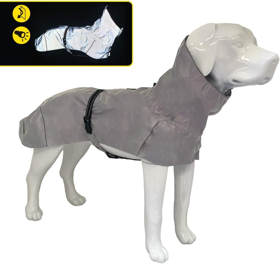 Croci Hiking Hundemantel, wasserdicht, reflektierend, für maximale Sichtbarkeit, feuchtigkeitsreguli