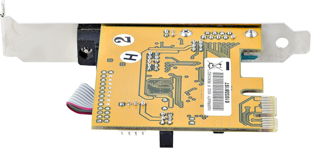 StarTech.com 2 Port PCI Express Serielle Schnittstellenkarte, PCIe auf RS232 (DB9) Karte, Serielle A