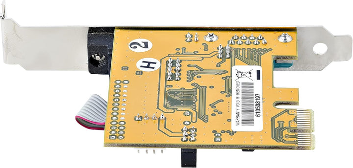 StarTech.com 2 Port PCI Express Serielle Schnittstellenkarte, PCIe auf RS232 (DB9) Karte, Serielle A