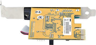 StarTech.com 2 Port PCI Express Serielle Schnittstellenkarte, PCIe auf RS232 (DB9) Karte, Serielle A