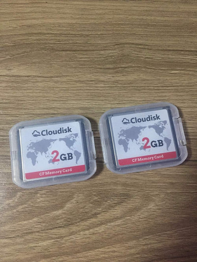 Cloudisk Pack von 2 Compact Flash Card (2GB), 2GB