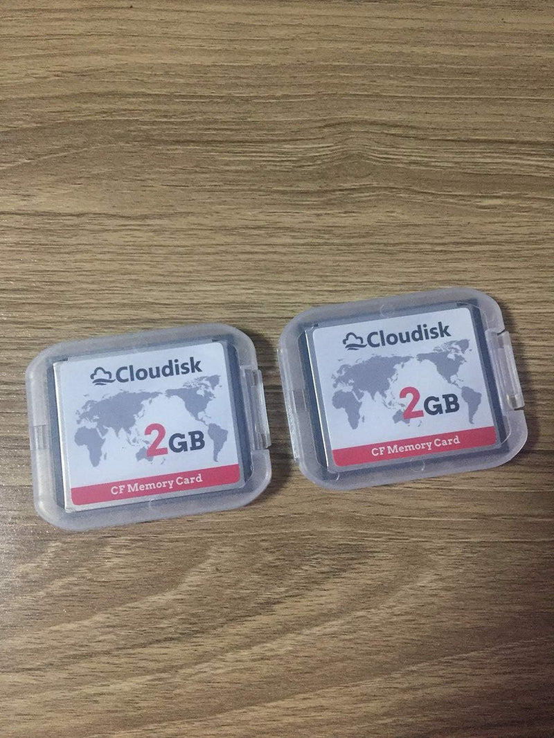 Cloudisk Pack von 2 Compact Flash Card (2GB), 2GB