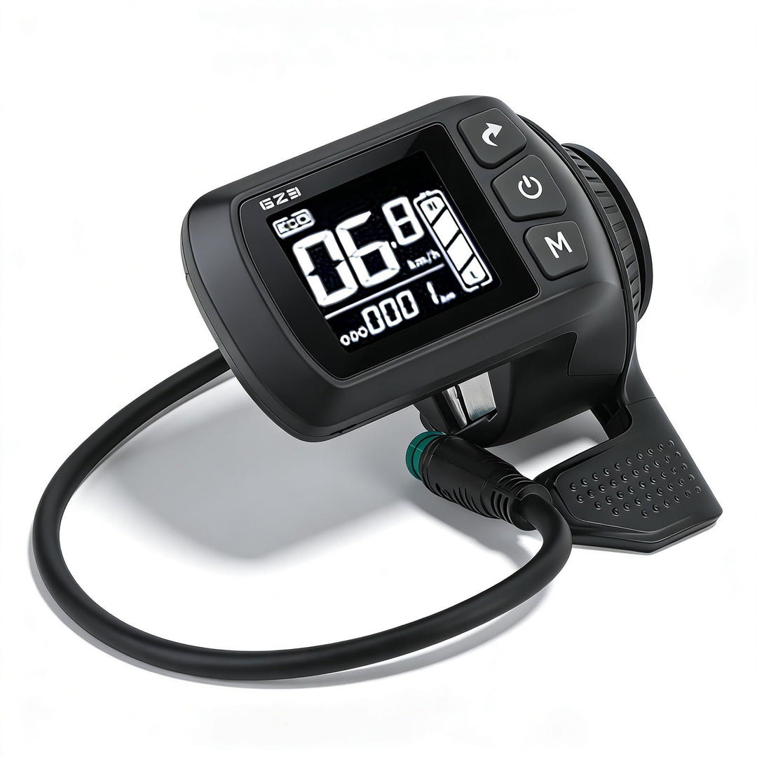 Elektrofahrrad -LCD -Display, 2 in 1 Wassersicher 5 Pin Stecker Universal Scooter Ebikes Anzeige Mes