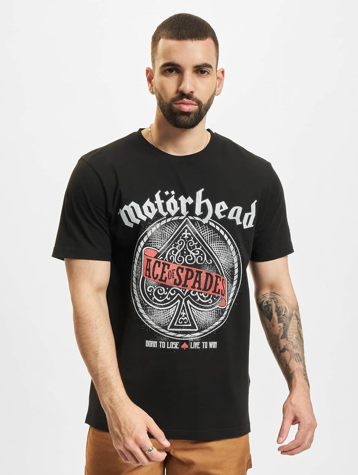 Brandit Herren Motörhead Ace of Spades T-Shirt XXL Schwarz, XXL Schwarz
