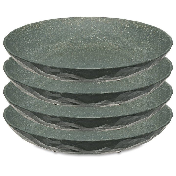 Koziol Suppenteller, 220 mm, 4 Stück, 5006701, Natur Ash Grey 220mm Nature Ash Grey, 220mm Nature As
