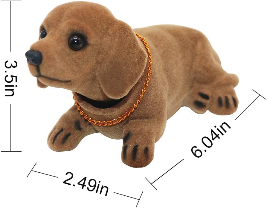 MonLiya Nette Nicken Schütteln Kopf Hund Verzierungen Wackelhund Auto-Innendekoration Ornament Statu