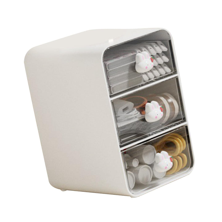 Cyrank Make-up-Organizer Mit 3 Schubladen, Make-up-/Schreibtisch-Organizer, Schminktisch-Organizer,