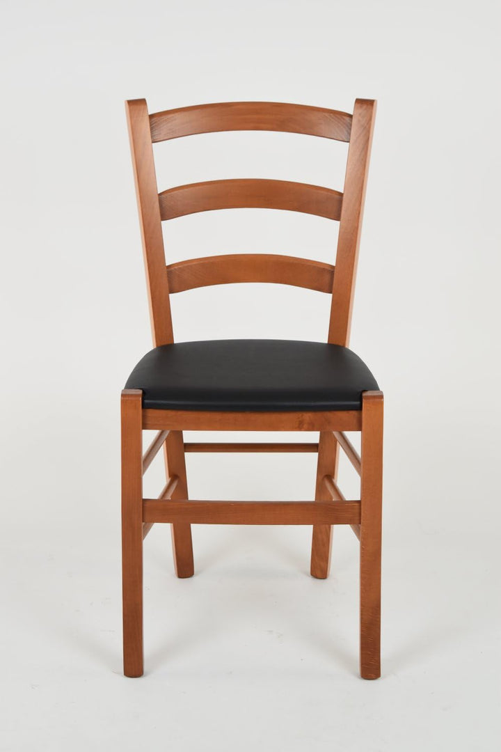Tommychairs - Stuhl VENICE für Küche und Esszimmer, robuste Struktur aus lackiertem Buchenholz im Fa