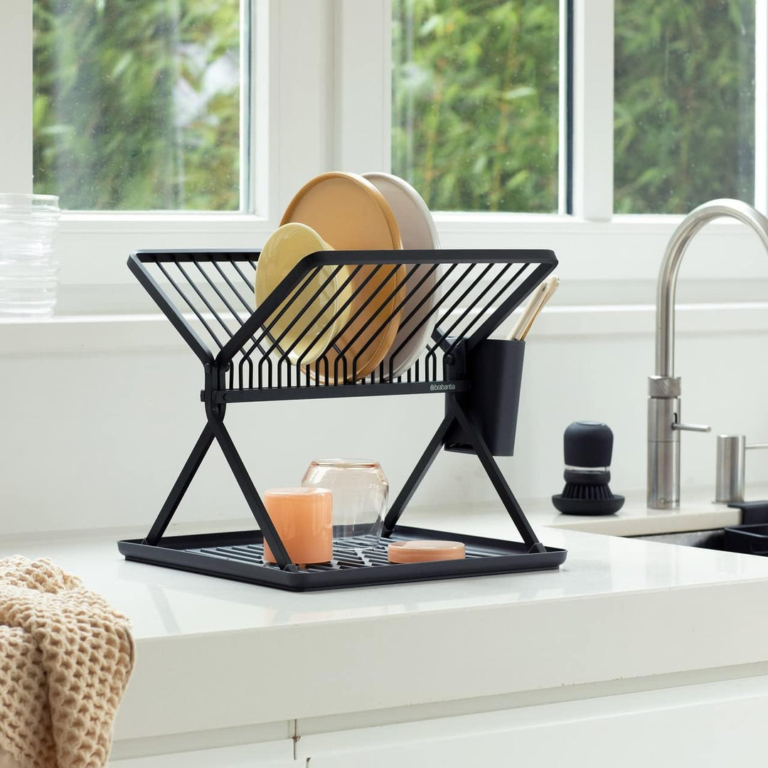 Brabantia Faltbares Abtropfgestell Standard Dark Grey, Standard Dark Grey