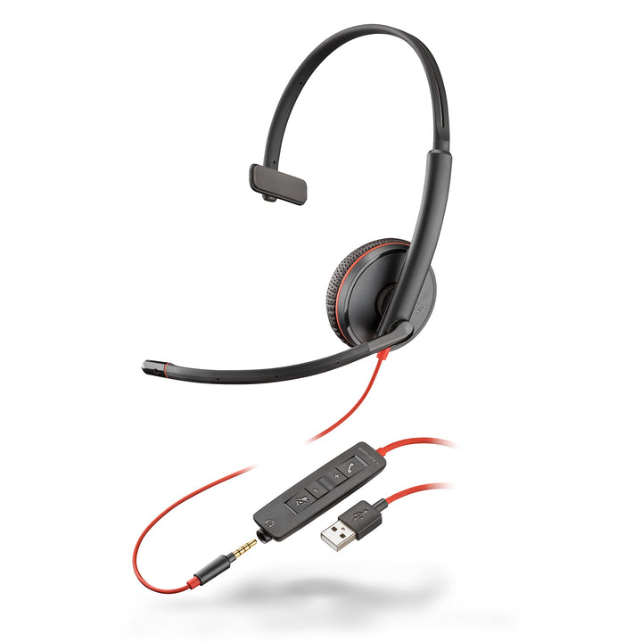 Plantronics Blackwire C3215 Auricular Monoaural Negro