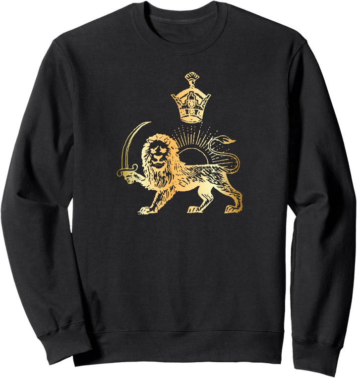 Persische Flagge Iranischer Löwe Sonne und Krone Iran Sweatshirt