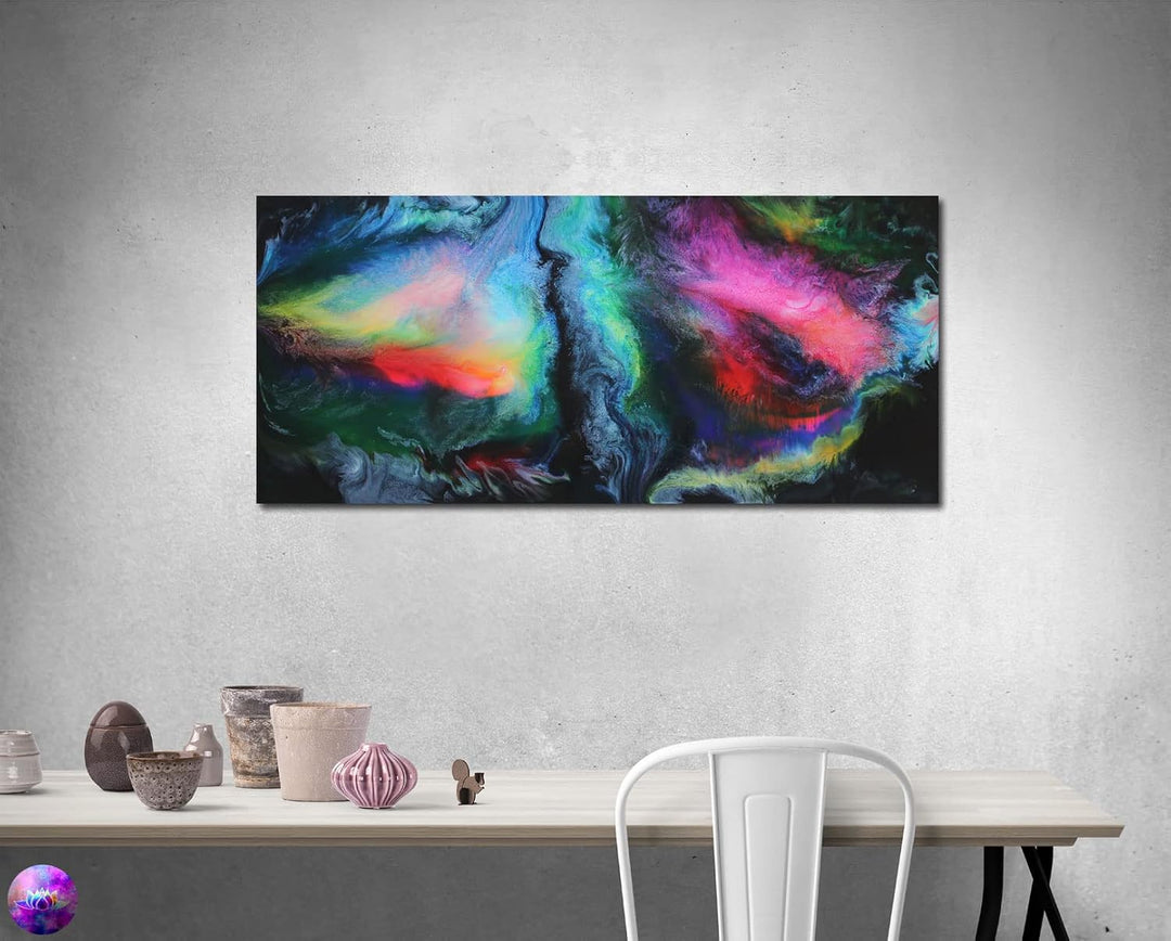Gemälde Abstrakte Malerei Original - moderne hochglanz Wandbilder XXL - Resin Art Kunst Bild Harz Un