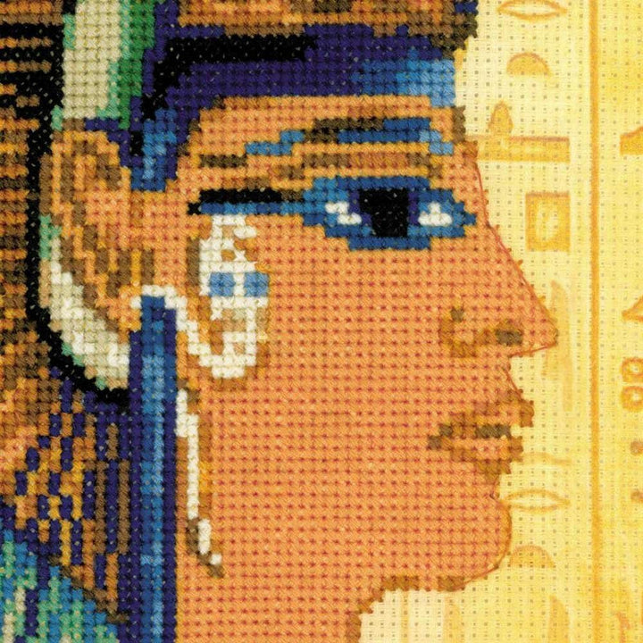 Riolis Cleopatra Cross Stitch Kit, Baumwolle, Multi-Color, 30 X 40 X 0,1 cm