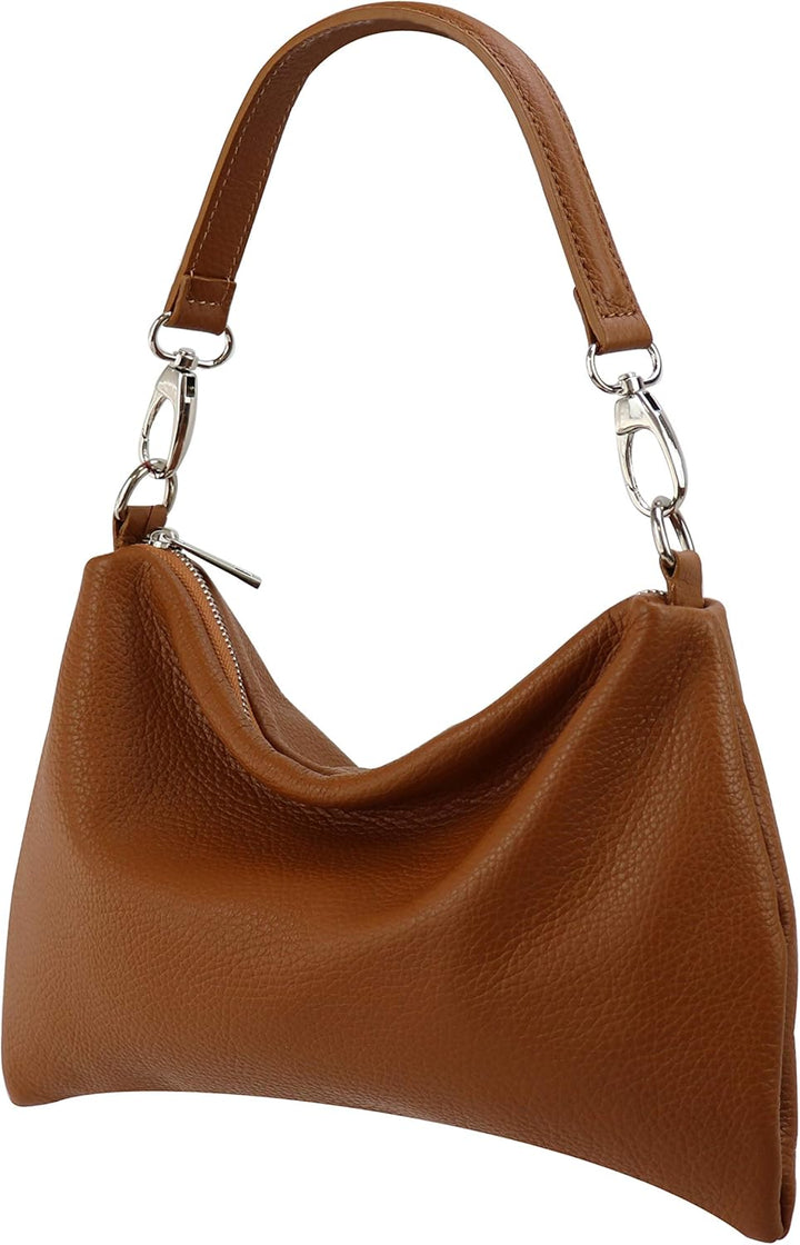 SH Leder Echtleder Umhängetasche mittelgrosse schultertasche Abendtasche Clutch Crossbody Bag Messen