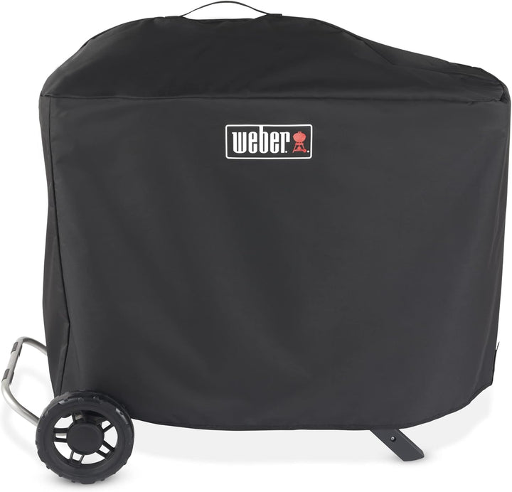 Weber Premium Grill Abedeckhaube für den Traveler Gas Grill, atmungsaktiv UV- &amp; wasserbeständig, Sch