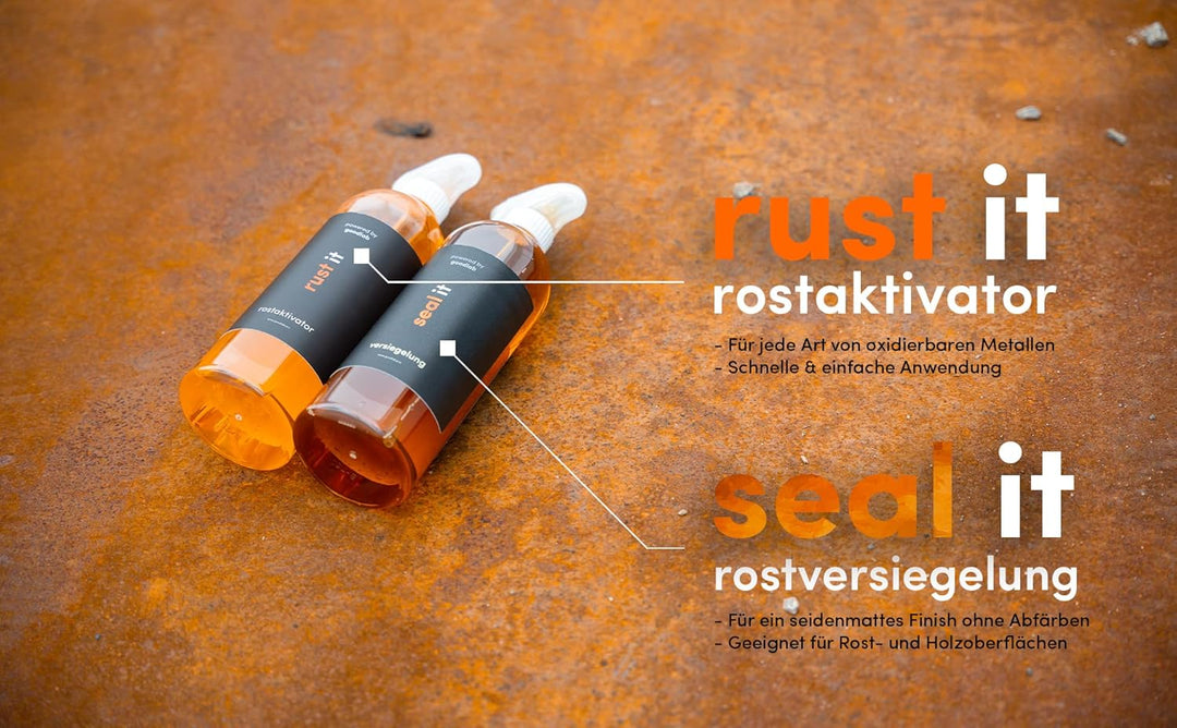 SealIT Rostversiegelung | Schützt vor Abfärben & stabilisiert Rost | Schnelle und einfache Anwendung