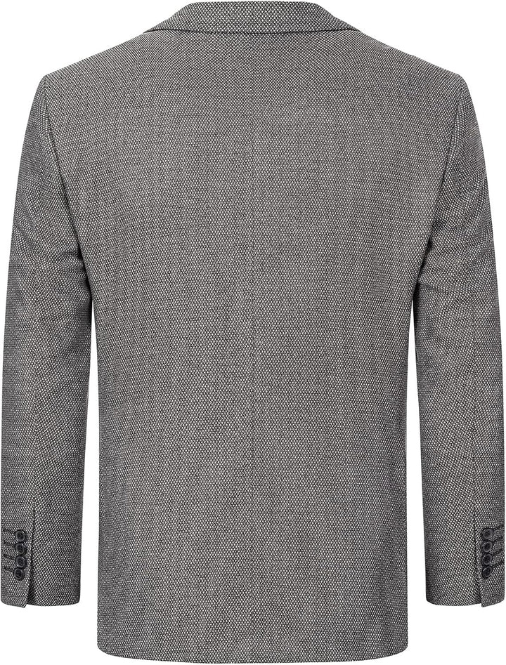 Indumentum Herren Sakko Blazer IJS-100 XL Schwarz, XL Schwarz