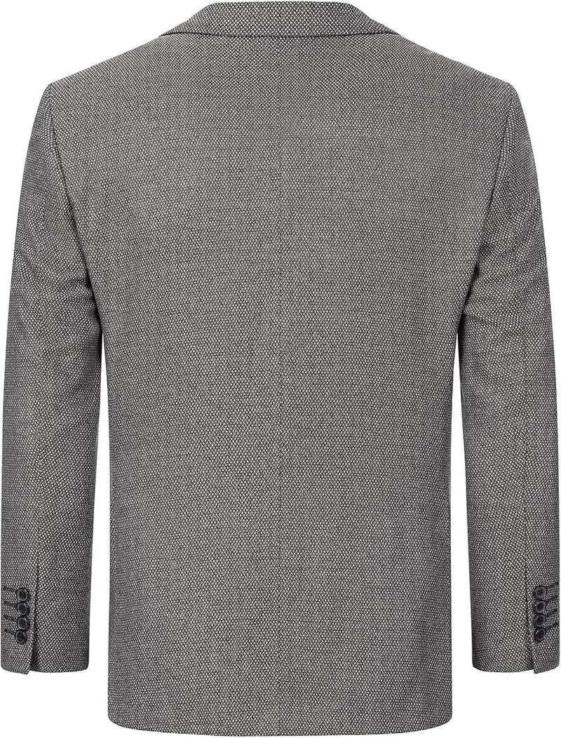 Indumentum Herren Sakko Blazer IJS-100 S Schwarz, S Schwarz