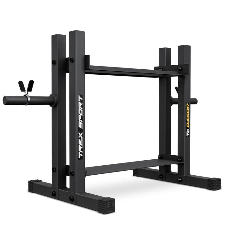 TREX SPORT Hantelablage Gewichteständer bis 320 kg, rutschfest TX-045DR | Stahl Hantelständer für Ha