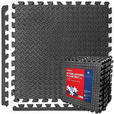 PROIRON Extra Dicke 2cm Bodenschutzmatte Fitness, 60x60cm Schutzmatten Puzzlematte, 6 Puzzle Bodenma