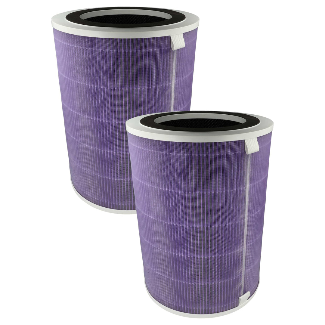 vhbw 2X Luftilter kompatibel mit Pro Breeze PB-P07 Luftreiniger - Kombifilter Vorfilter + HEPA(H13)