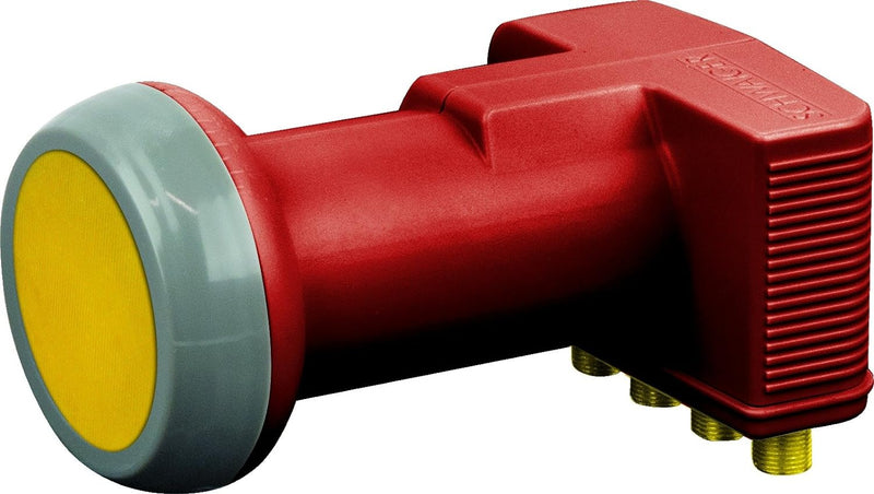 Schwaiger sps6844r511 LNB Quad 4 Ausgänge 40 mm Ziegelrot