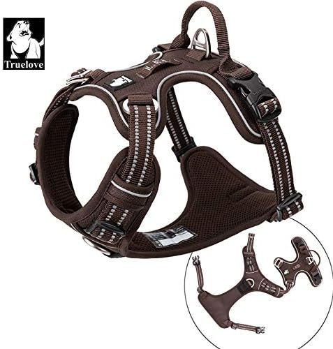 WINHYEPET Truelove No Pull Hundegeschirr, reflektierendes Hundegeschirr für Hunde, verstellbare weic