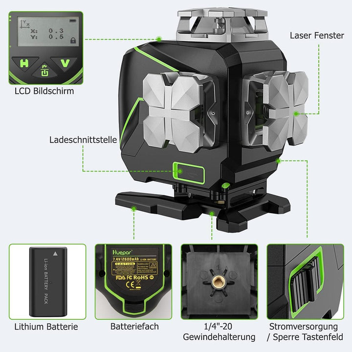 Huepar S04CG-C Laser Level
