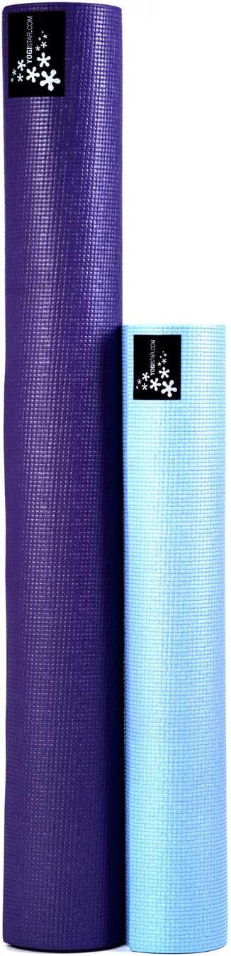 Yogistar Yogamatte Basic XXL - rutschfest und sehr gross - 7 Farben Bordeaux