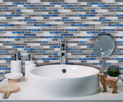 Art3d Peel & Stick Bricks 3D Wallpaper Küche Backsplash Stein Design Fliesenkleber Selbstklebend Wan