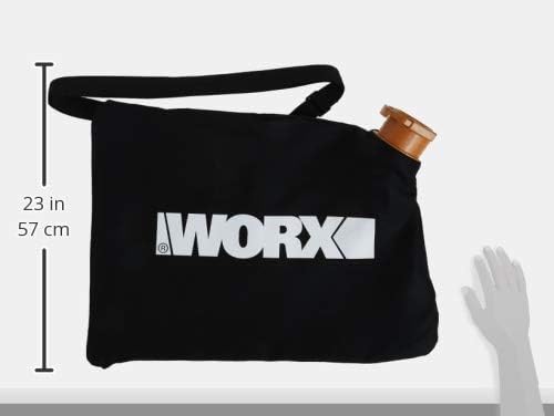 WORX 50026858 Trivac Collection Gebläse und Vakuumbeutel, schwarz, Schwarz