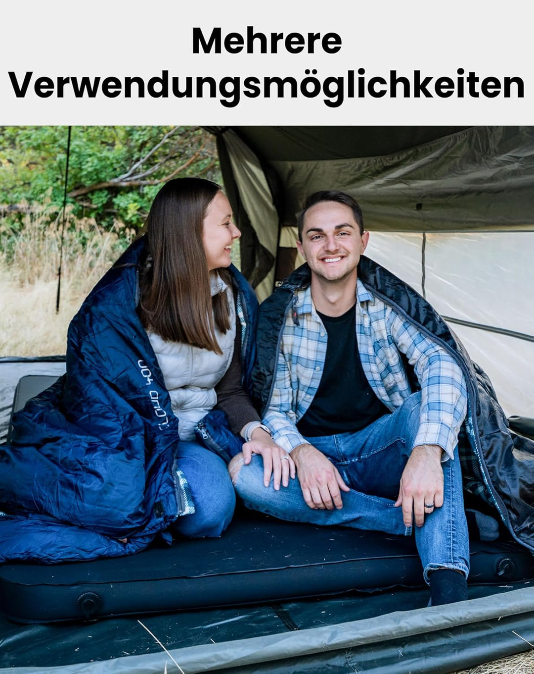 KingCamp Schlafsack für Erwachsene, Winter, Flanell, kompakt, 3-4 Jahreszeiten, Decke für Camping, R