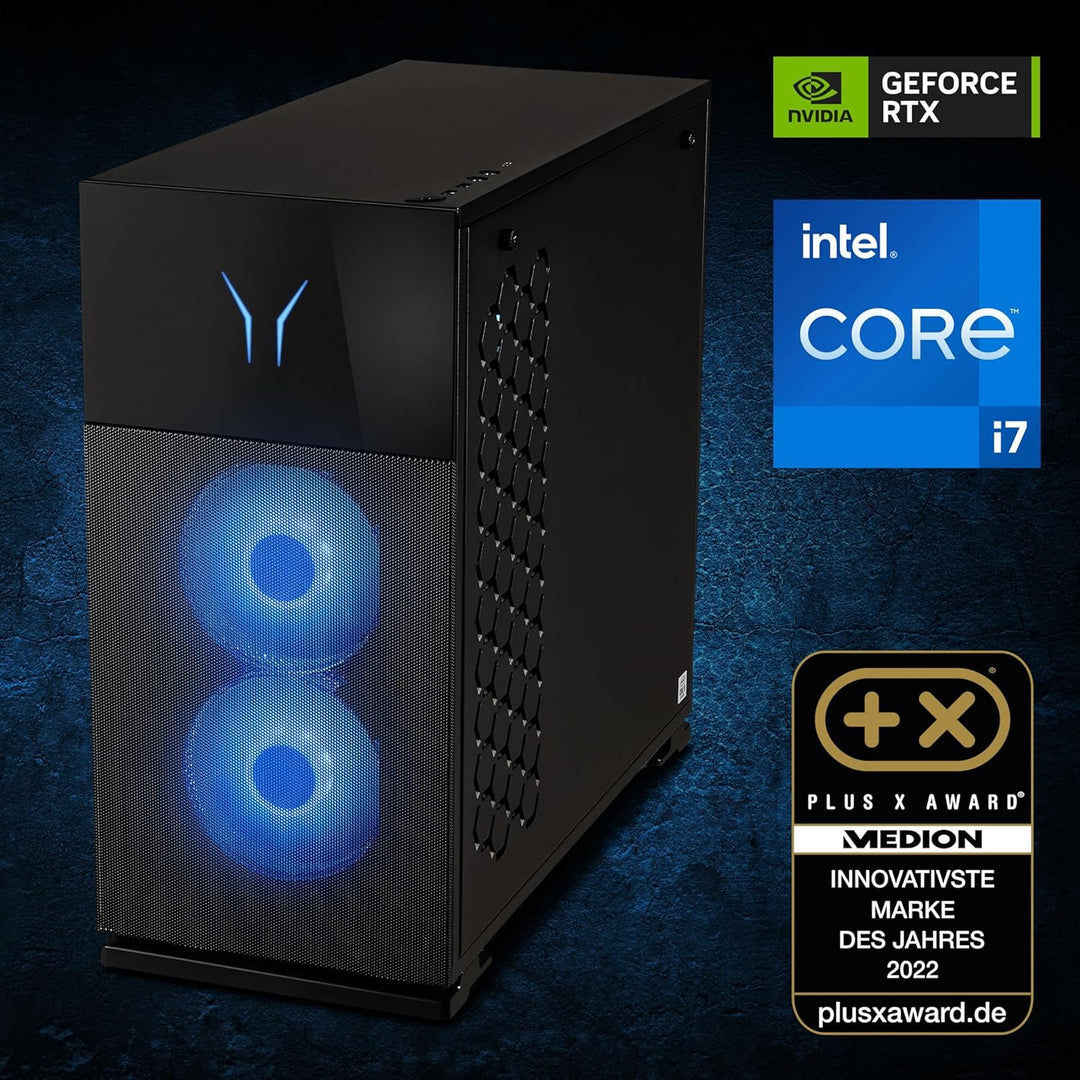 ERAZER Hunter X30 High-End Gaming Desktop PC (Intel Core i7-14700F, 32GB Kingston Fury Beast RGB DDR