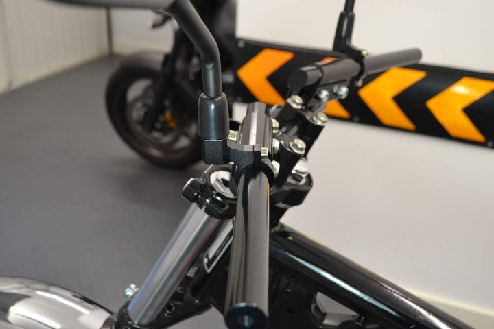 Motorrad Spiegel Halterung 10mm Im Uhrzeigersinn Gewinde X 2 für 22mm Lenker