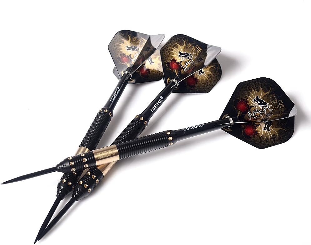 CUESOUL Dragon Deluxe Messing Steel Dartpfeile, 21 Gramm J2103 25 Gramm, J2103 25 Gramm
