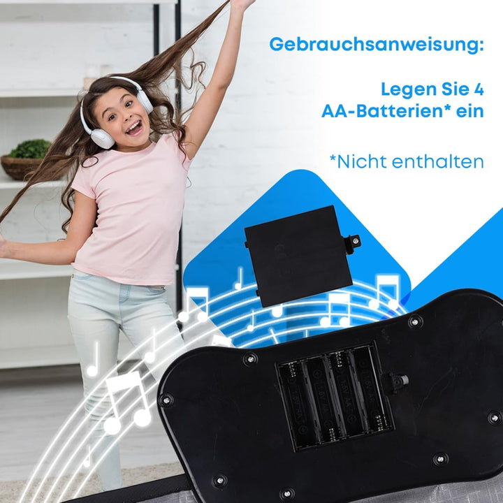 NK Tanzmatte Kinder +5 Jahre und Erwachsene mit Bluetooth 5.0 - Spielzeug musikmatte 7 Spielmodi, Ge