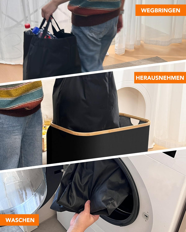 SOUTHGATE Pfandflaschen Sammelbehälter 2 Fächer, 170L Pfandbehälter, Leergut & Altglas Aufbewahrung