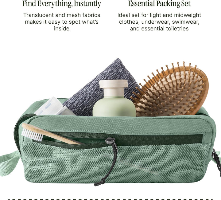 Eagle Creek Pack-It Overnight Set I 3-teilig für Kurzreisen I Packwürfel, Clean/Dirty Packwürfel &amp; Q