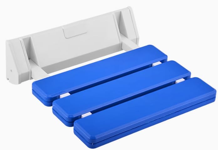 FreeTec Duschklappsitz Duschsitz Klappbar Wandmontage Belastbar bis 130kg Tragkraft Zusammenklappbar