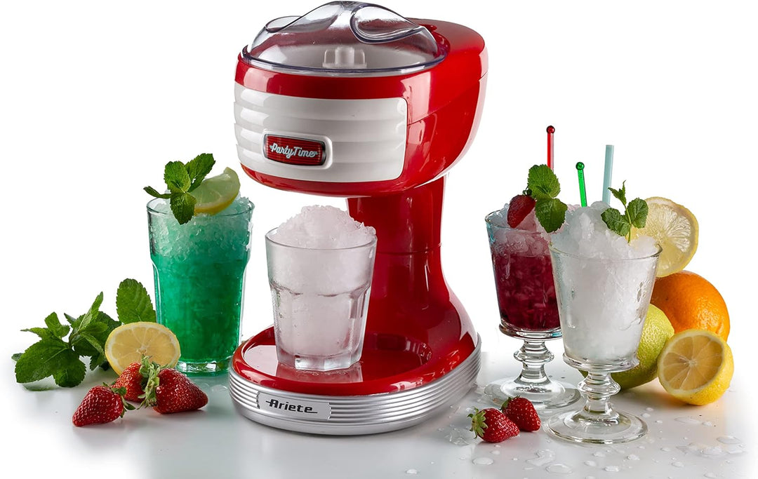 Ariete Ice Crusher Party Time 76, Eis- und Granita-Zubereiter, 30W, Eiszerkleinerer mit Abnehmbarem