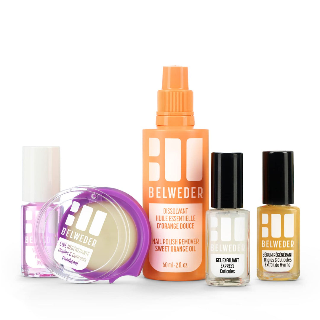 BELWEDER - Nagelpflegeset: SOS beschädigte Nägel - 7,5ml Regenerierendes Serum + 7,5ml Express Peeli