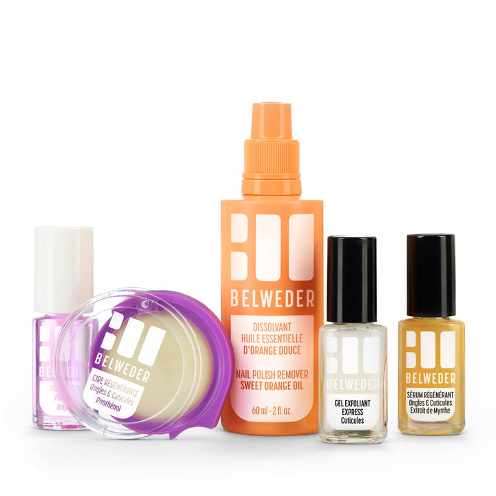 BELWEDER - Nagelpflegeset: SOS beschädigte Nägel - 7,5ml Regenerierendes Serum + 7,5ml Express Peeli